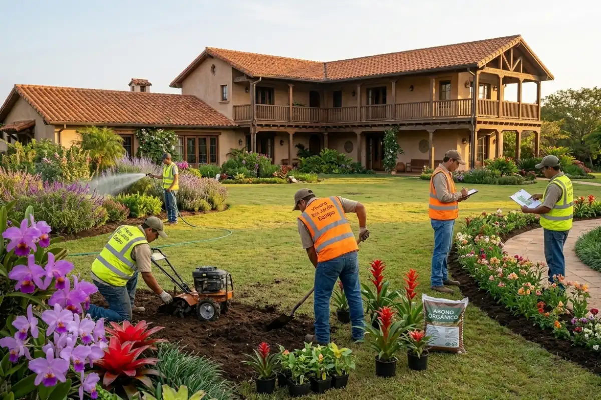 Equipo Vivero Mi Jardín en Coronel Oviedo, Paraguay